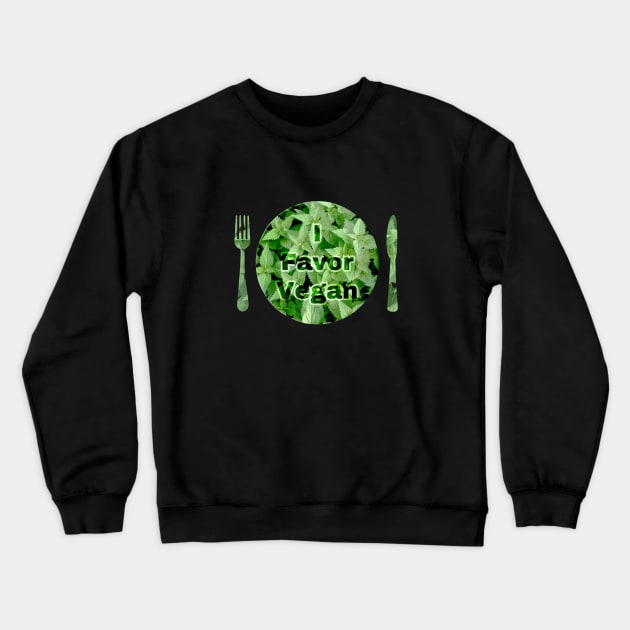 I Support Vegan Crewneck Sweatshirt by OksBPrint